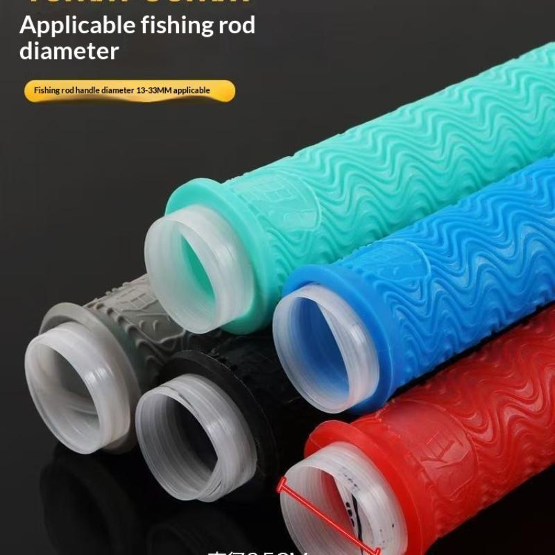 Fishing Rod Glove - Für Outdoor-Angelausrüstung Universeller Schutzüberzug Langlebiger Silikon-Angelrutengriff