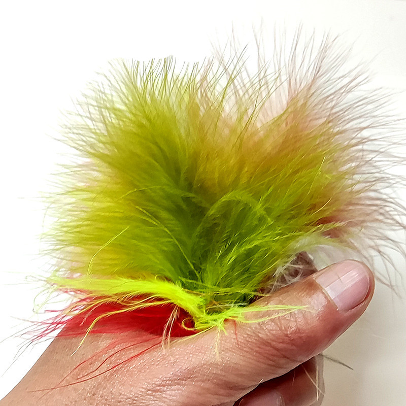 Fishing Equipment Fly - Ausgewählte 50 Stück Truthahn-Marabou-Federn zum Fliegenbinden