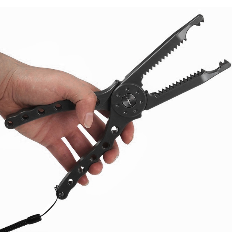 Fishing Equipment Price - Hochindex-Kunststoff-Angelzange mit Griff und Hakenentfernungswerkzeug, Langlebiger
