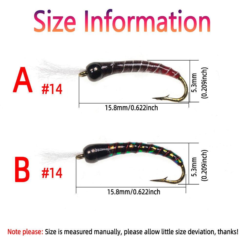 6 Stück # 14 Messing-Perlenkop – Fishing Equipment Fly Bewertung und Preis