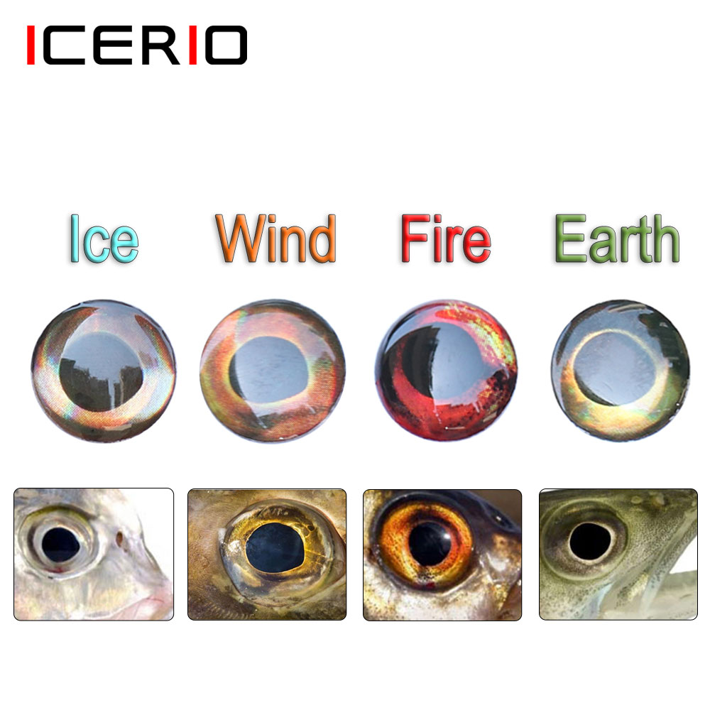 ICERIO 100PCS Holographische 3 – Fishing Equipment Fly Bewertung und Preis
