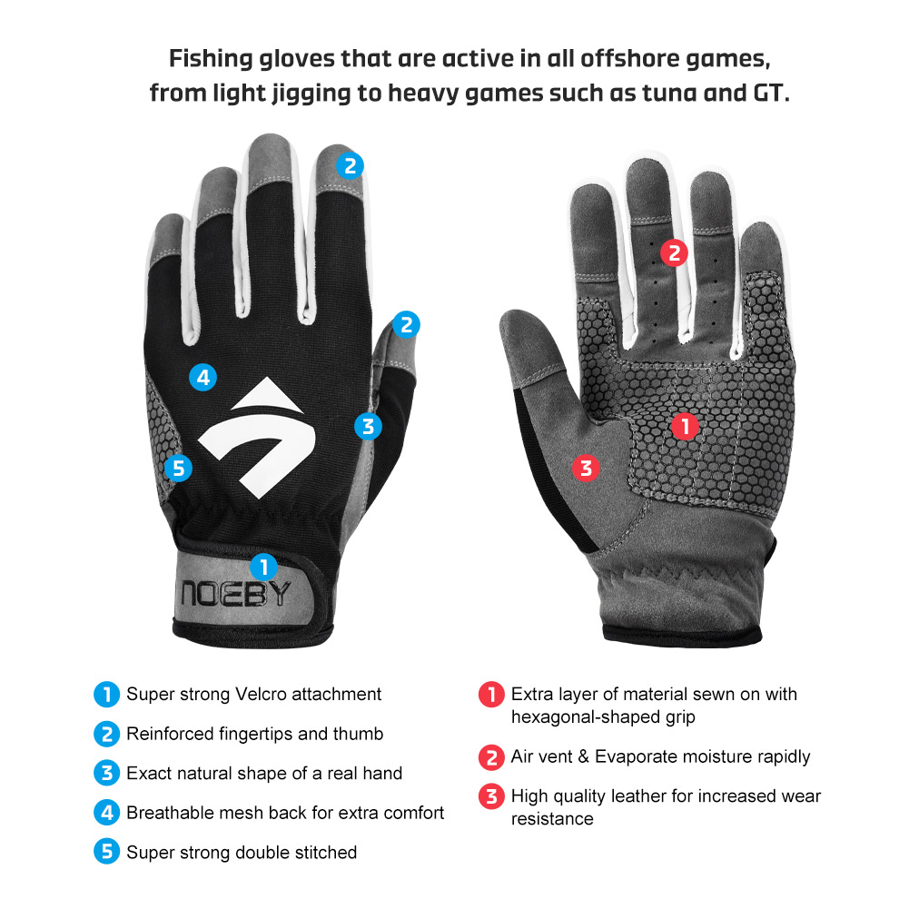 NOEBY Angelhandschuhe Rutschfe – Fishing Rod Glove Bewertung und Preis