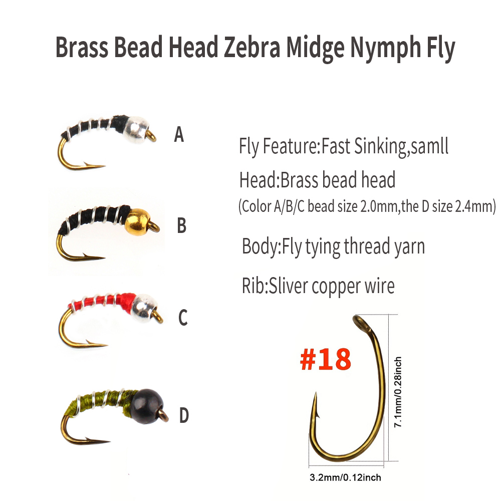 9 oder 12 Stück 18 #   Haken a – Fishing Equipment Fly Bewertung und Preis